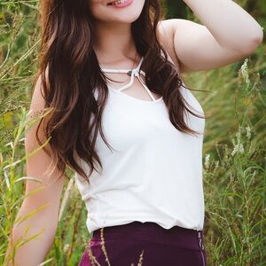 Aeropostale white tank